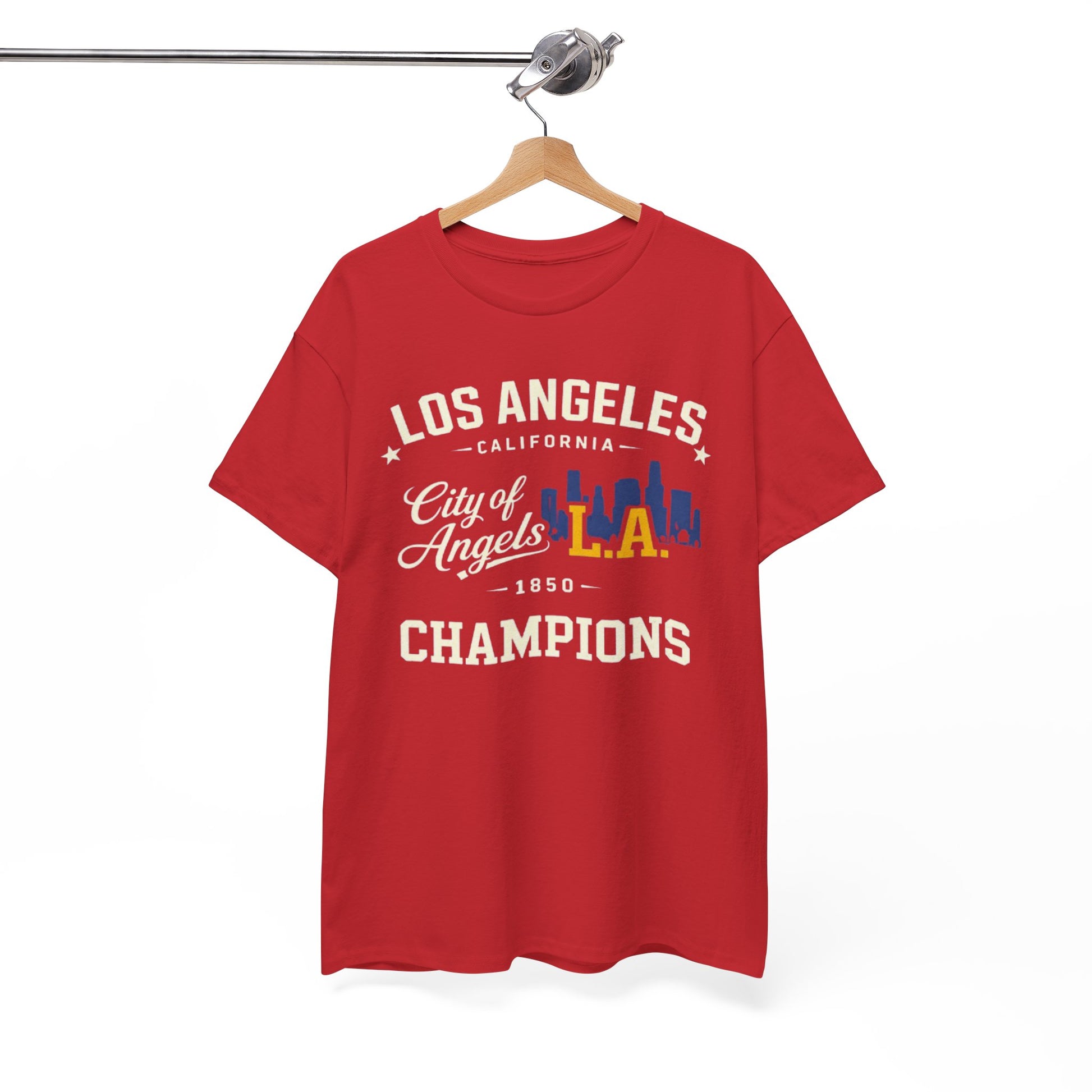 White Smoke Los Angeles City of Angels L.A. Champions T-Shirt