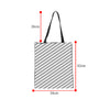 White Smoke Women's Canvas Bag – Red Blue White Zebra Game Day Style