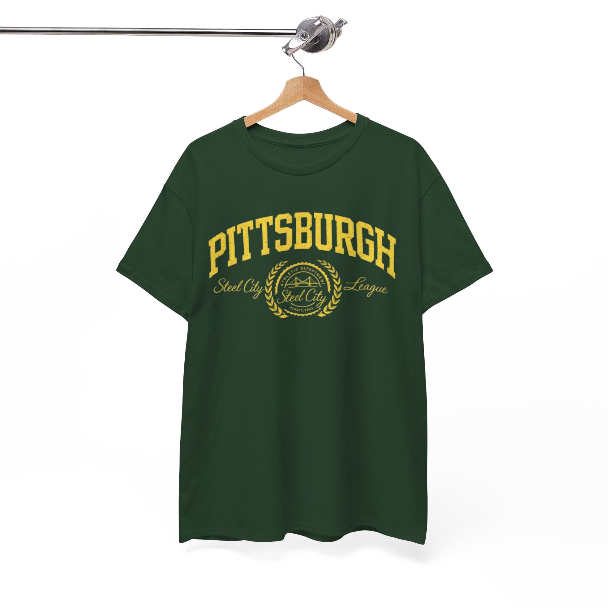 Pittsburgh Vintage Seal Tee Retro athletic and varsity layouts T-Shirt streetwear fashion product image 3
