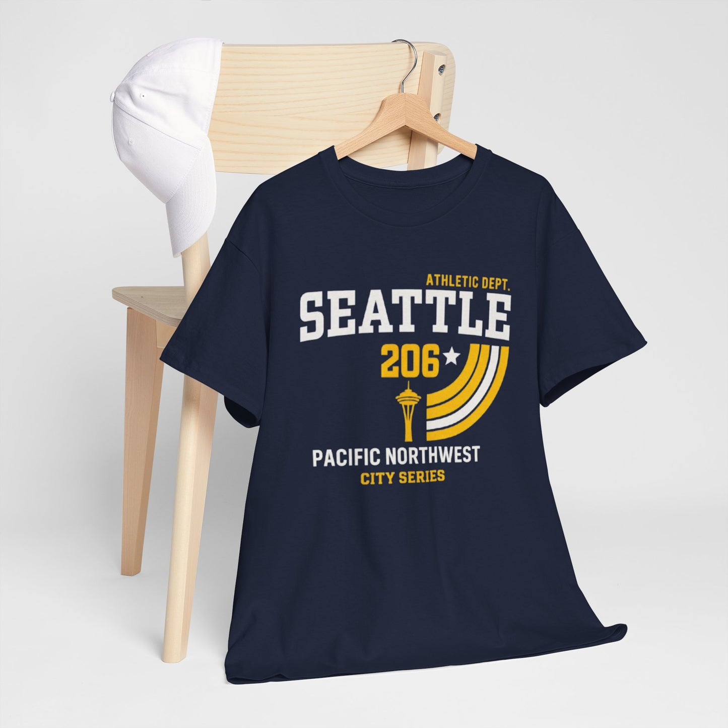 Seattle 206 Athletic Dept. T-Shirt — Pacific Northwest City Series