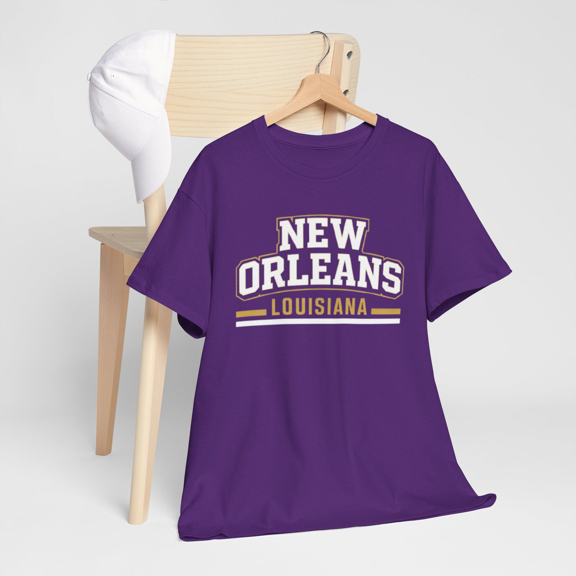 Lavender New Orleans Louisiana Vintage Collegiate T-Shirt