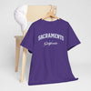 Dark Slate Blue Sacramento California Tee — Vintage Collegiate City Shirt