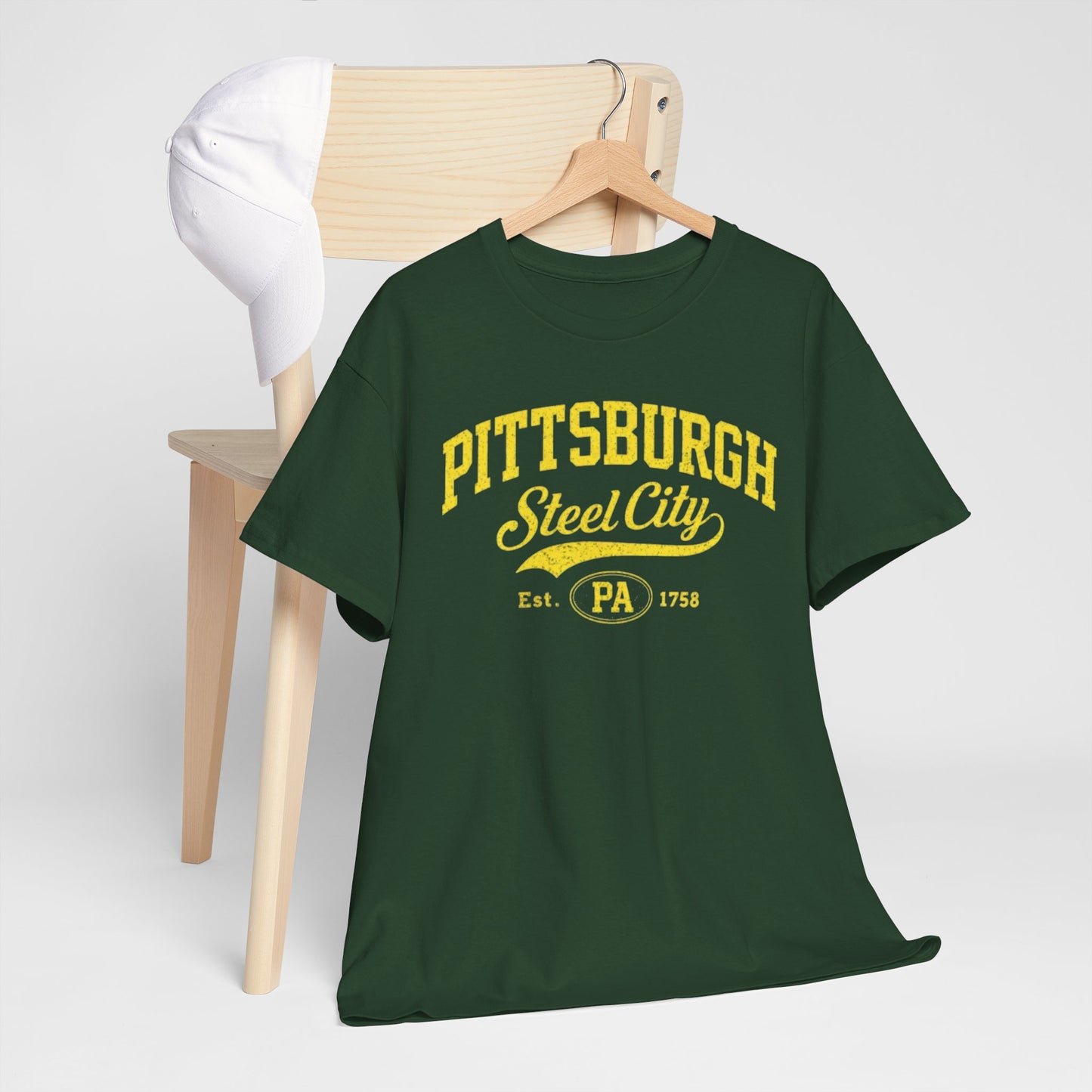 Pittsburgh Steel City T‑Shirt — Retro PA Vintage Graphic Tee