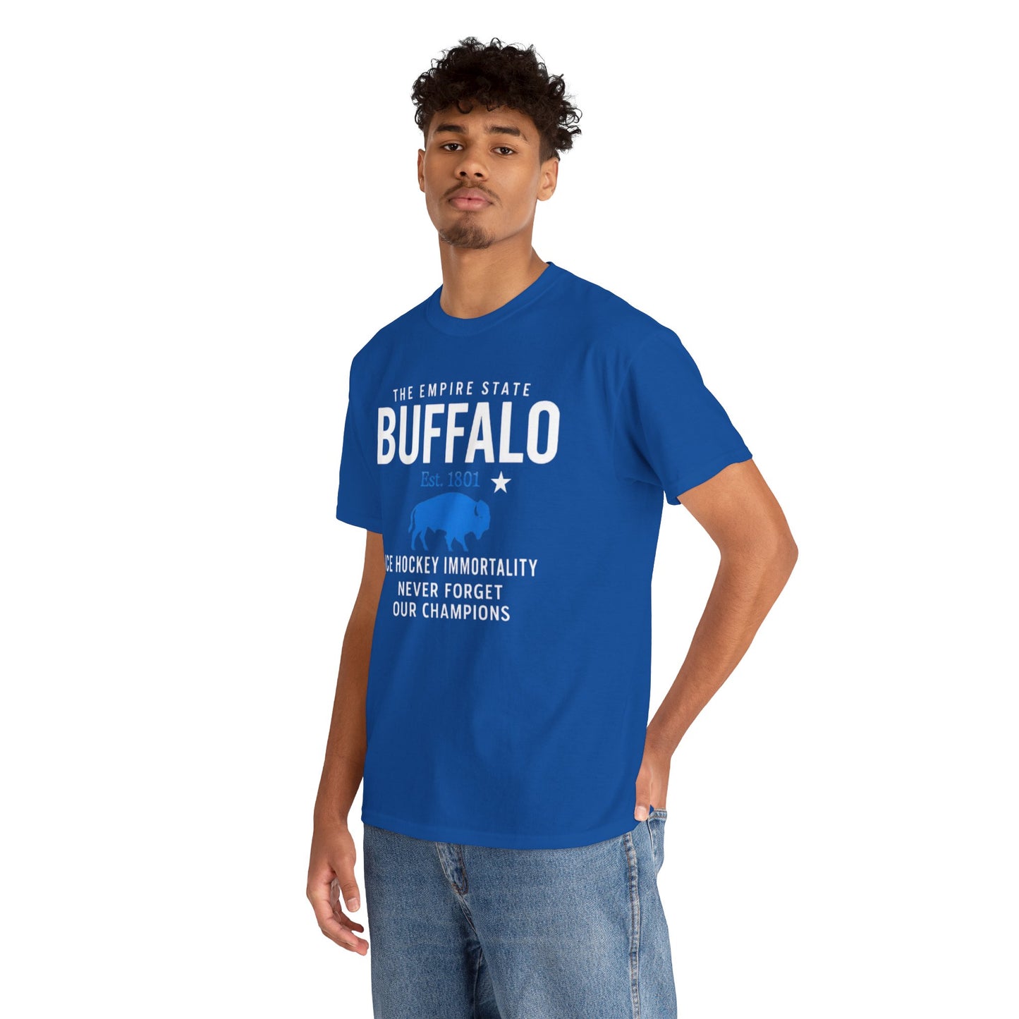 Buffalo Ice Hockey T-Shirt - "The Empire State" Tribute Tee
