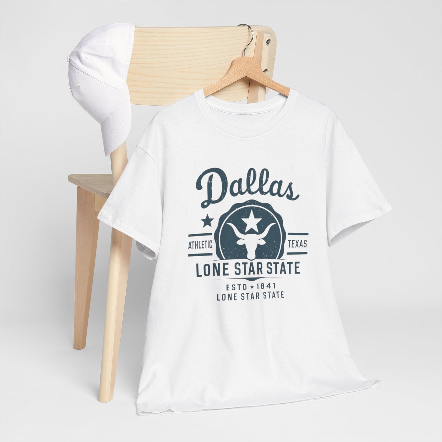 Dallas Lone Star State T-Shirt — Retro Texas Athletic Tee