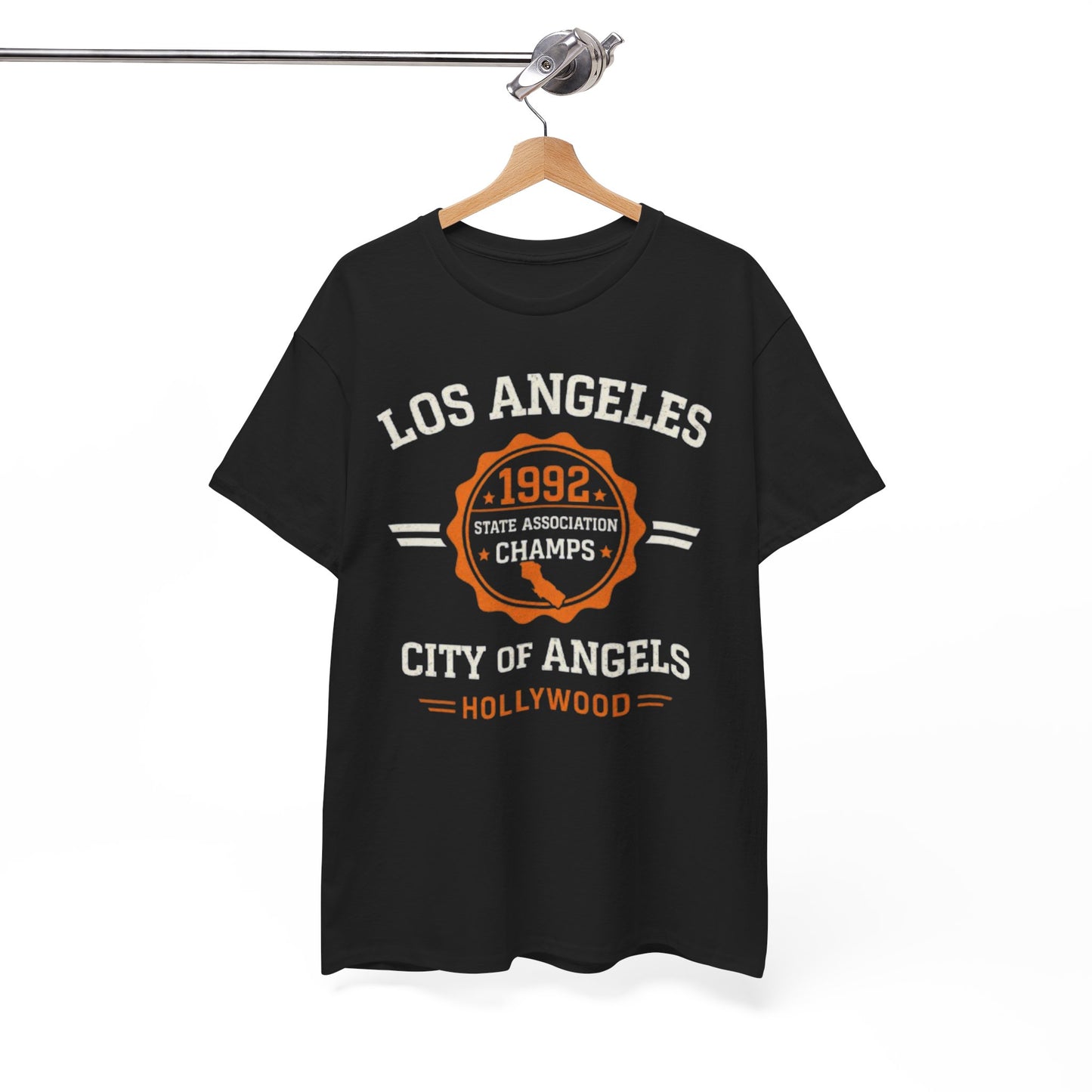White Smoke Los Angeles 1992 Champs T-Shirt — City of Angels Hollywood Vintage Tee