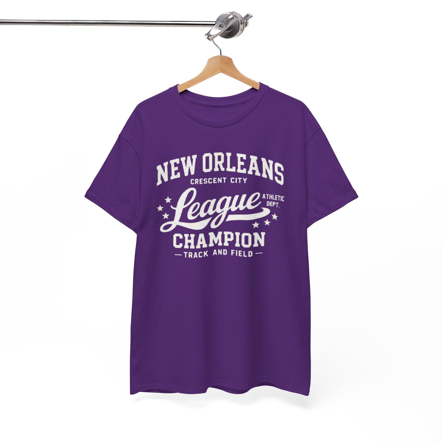New Orleans League Champion Tee — Crescent City Track & Field Vintage Sports Shirt – casual fan outfit, breathable comfort wear, image 1.0