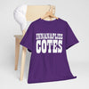 Lavender Indianapolis Colts InnanaPliss Cotes Tee — Bold Text Graphic T-Shirt