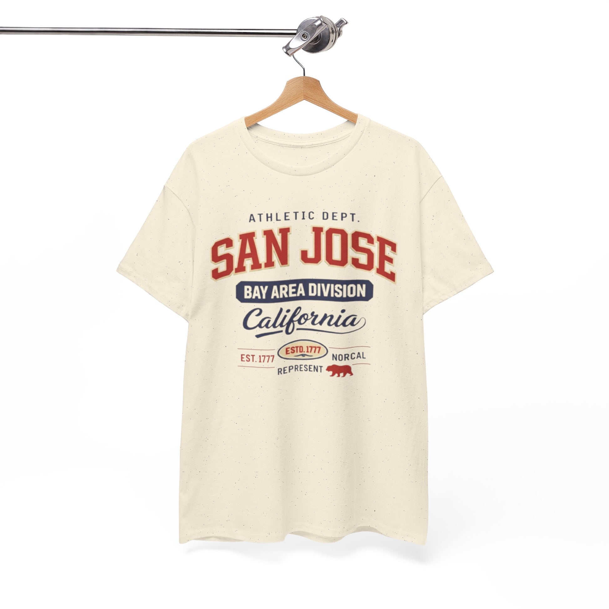 San Jose streetwear Bay Area Athletic T-Shirt — California college style graphic Tee streetwear fashion product image 6
