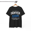 White Smoke Denver Strong T‑Shirt — Mile High City Team Spirit