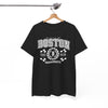 White Smoke Boston Racing Vintage Tee — Massachusetts Graphic T-Shirt