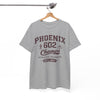 White Smoke Phoenix 602 Champs T-Shirt — Vintage Athletic Arizona Tee