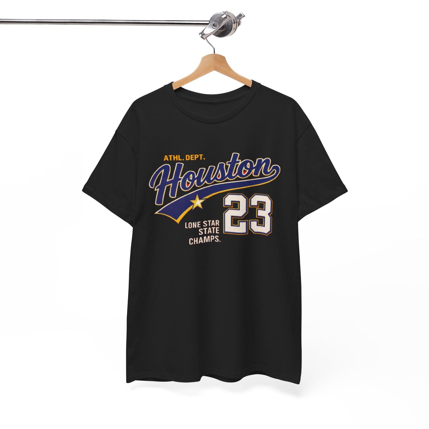 White Smoke Houston 23 tee city athletic shirt retro sports vintage tee
