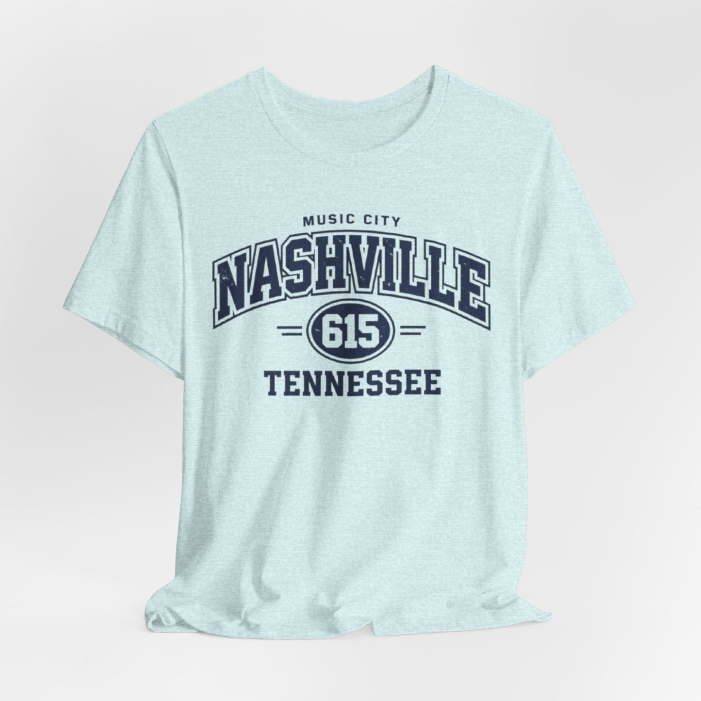 Nashville Tennessee 615 T Shirt Music City Vintage 90s Style