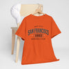 Chocolate San Francisco 1883 Baseball Club Tee — Vintage Bay City Graphic T-Shirt