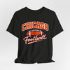 Lavender Chicago Football T-Shirt – Vintage Style Football Graphic Tee