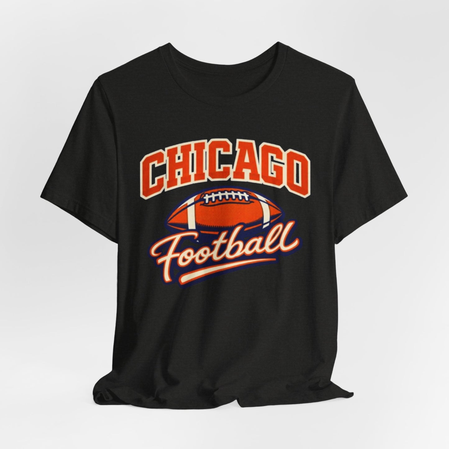 Lavender Chicago Football T-Shirt – Vintage Style Football Graphic Tee