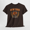 Dark Slate Gray New York Empire State Vintage Tee — Established 1788 City Skyline Shirt worn-in college style t-shirt