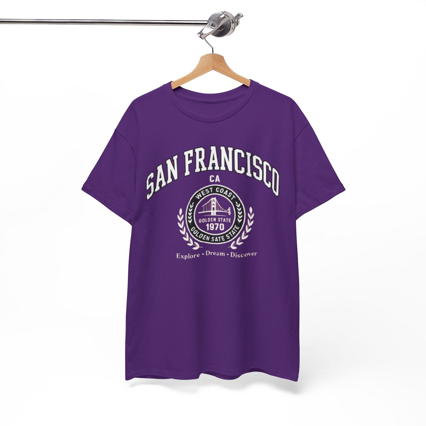 White Smoke San Francisco California Graphic T-Shirt – West Coast City Streetwear Tee
