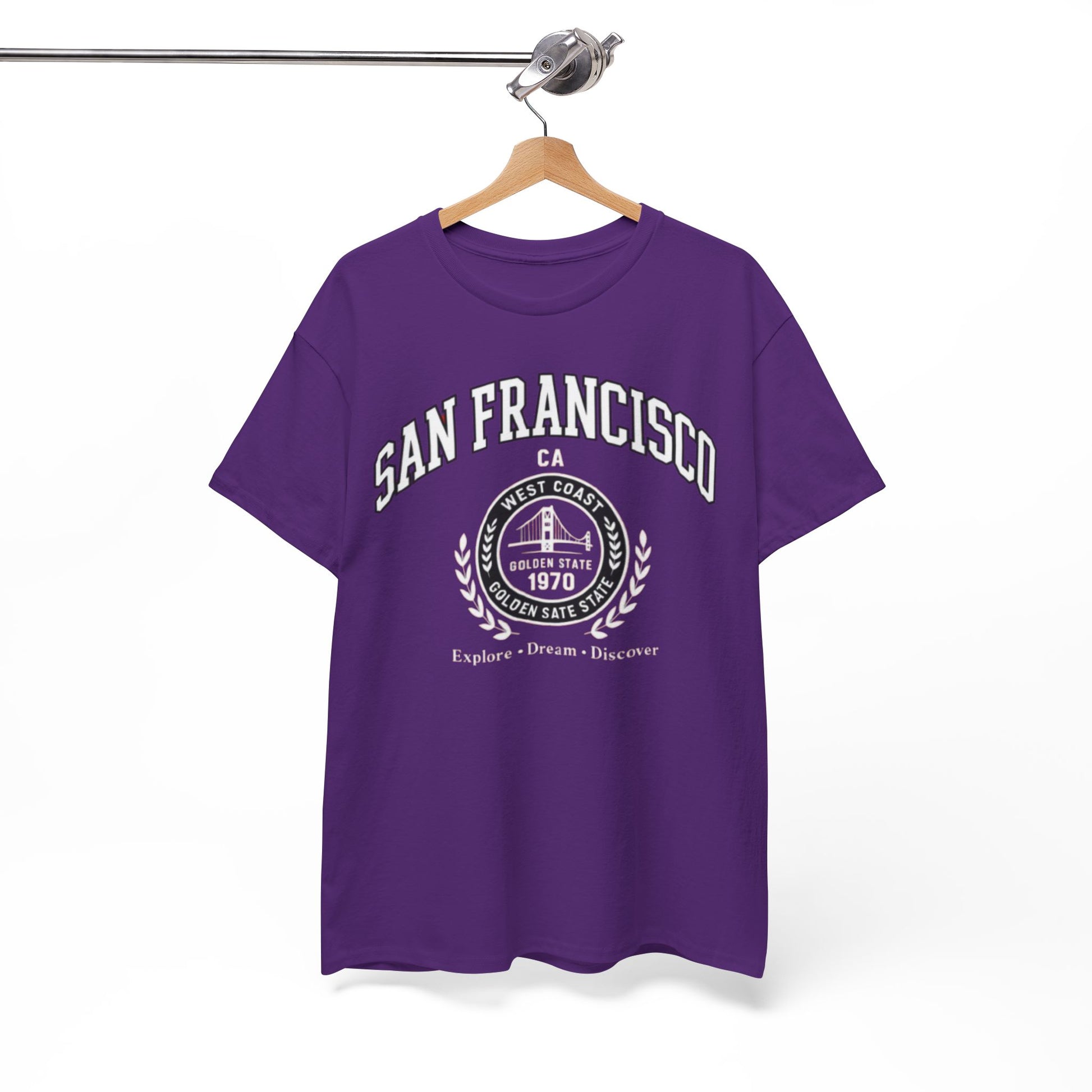 White Smoke San Francisco California Graphic T-Shirt – West Coast City Streetwear Tee
