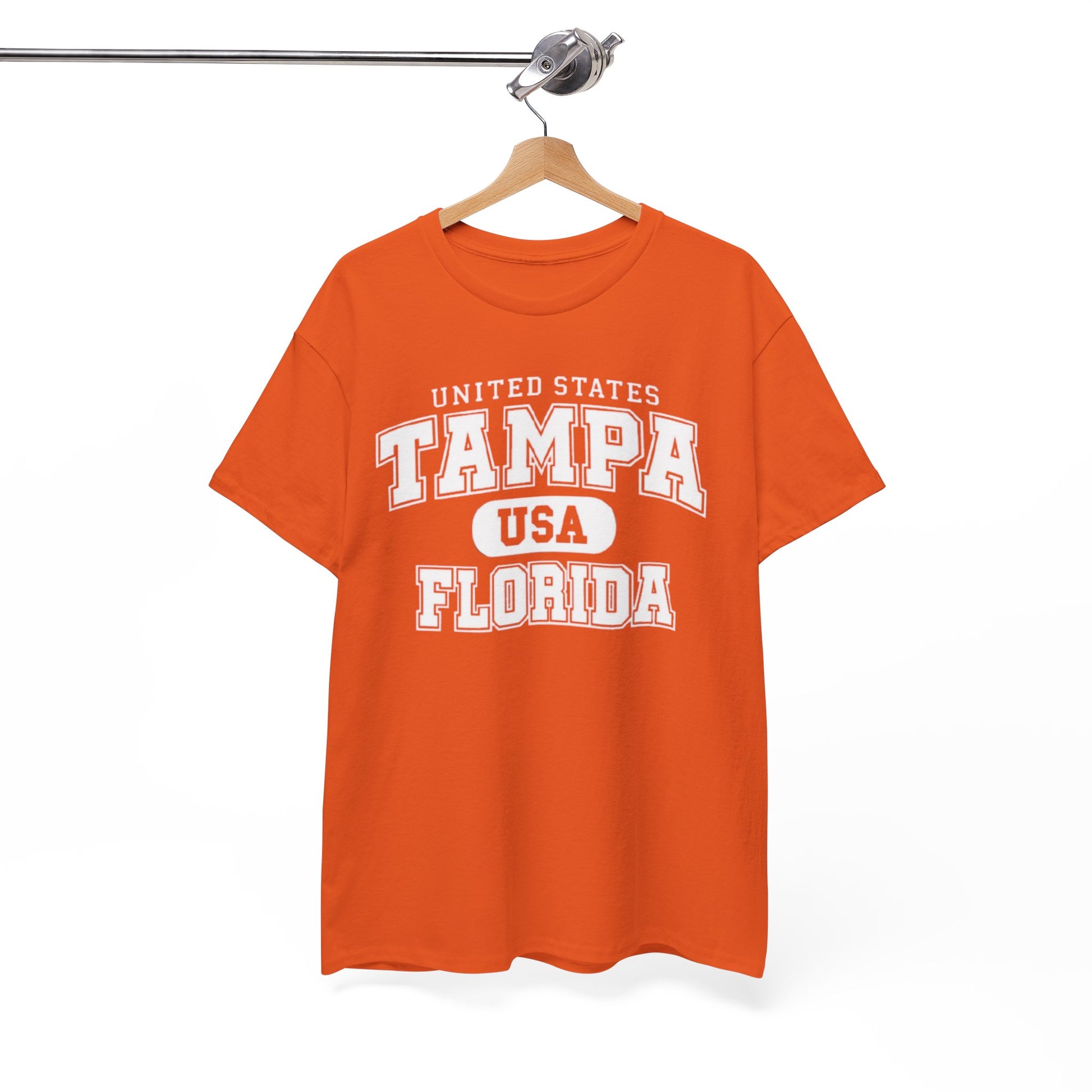 White Smoke Tampa Florida USA Retro Athletic T-Shirt