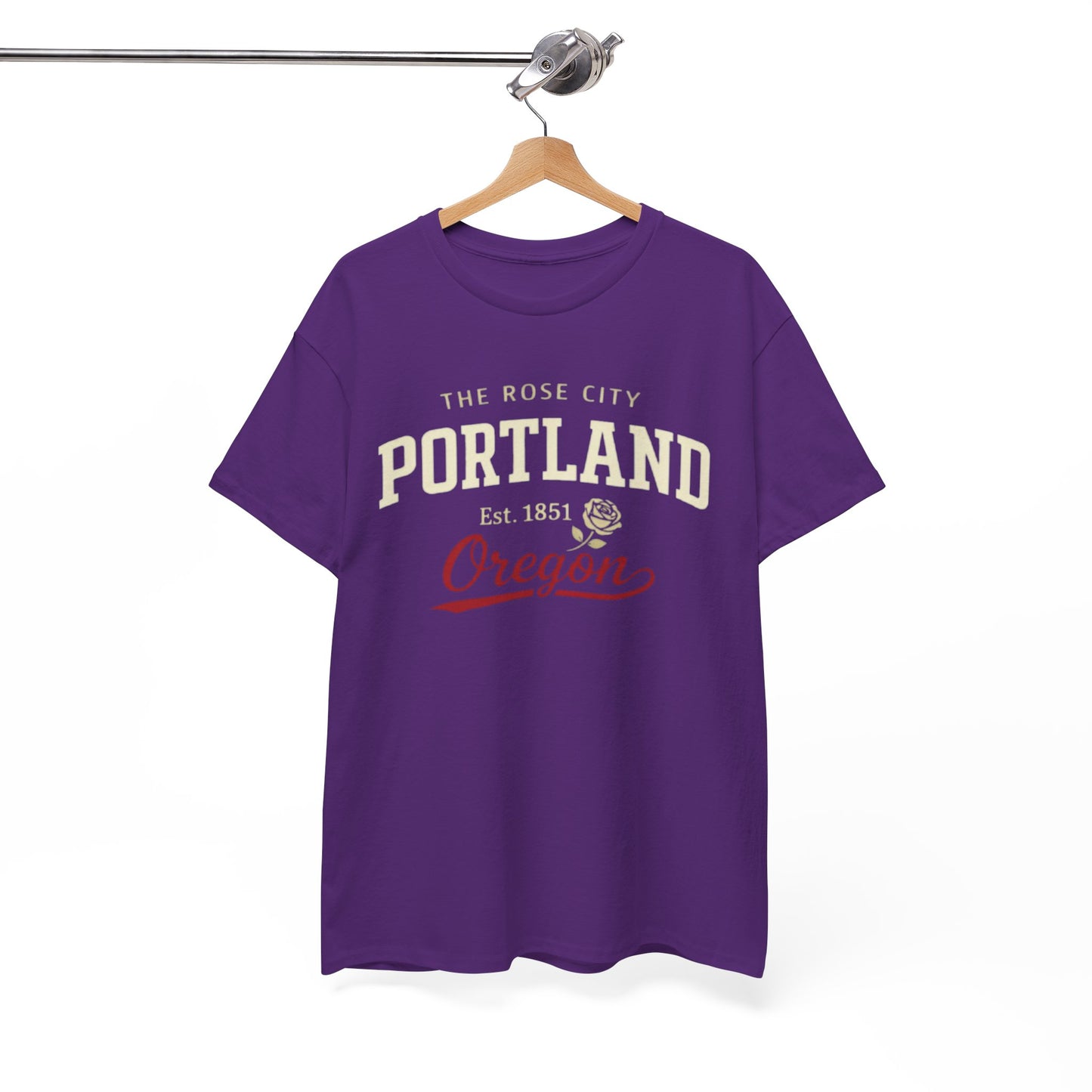 Portland Oregon T-Shirt — The Rose City Est. 1851 Vintage Tee