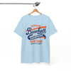 White Smoke Baseball Champions New York T-Shirt — Vintage Athletic Tee