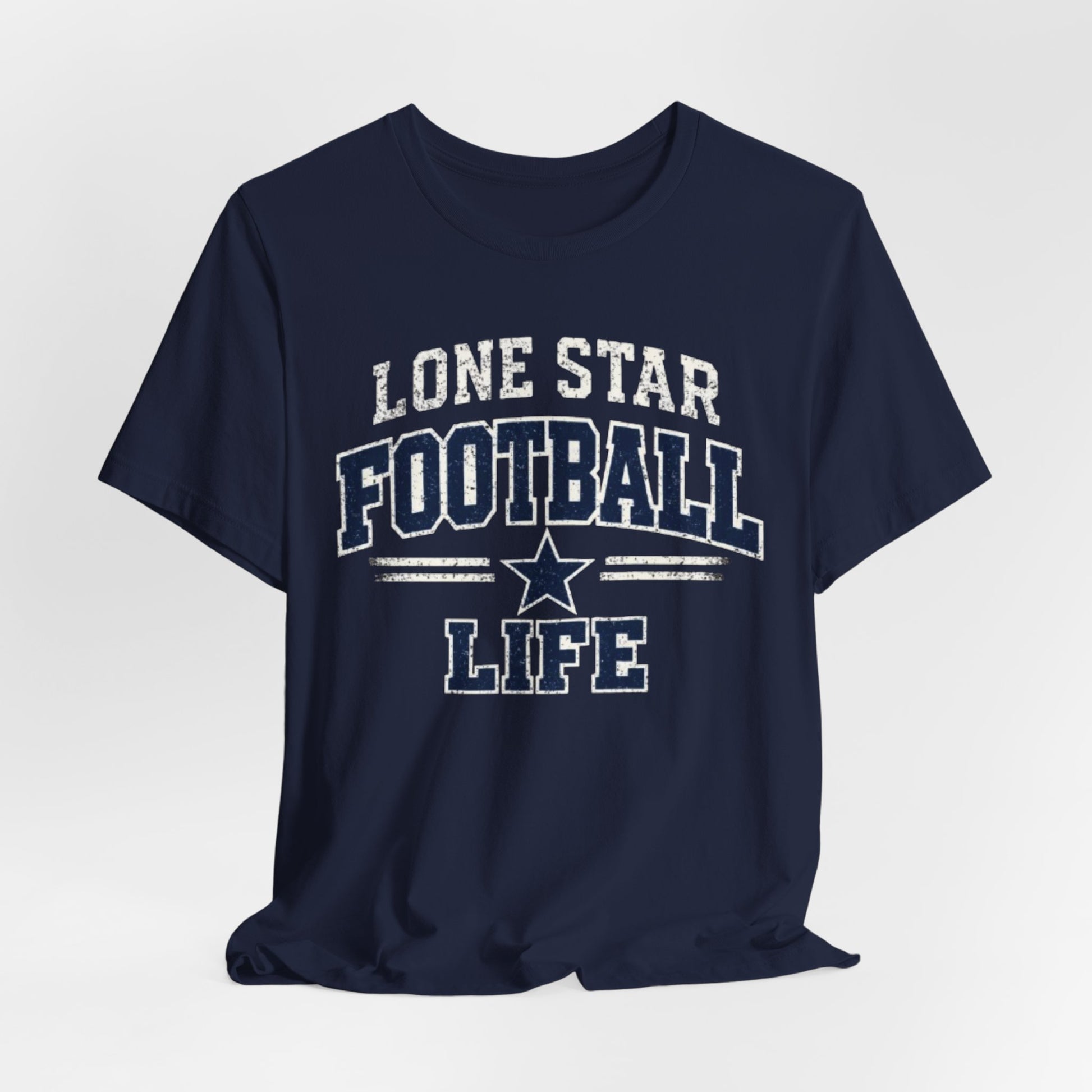 Dark Slate Gray Texas Football Shirt – Lone Star Football Life Dallas Game Day T Shirt