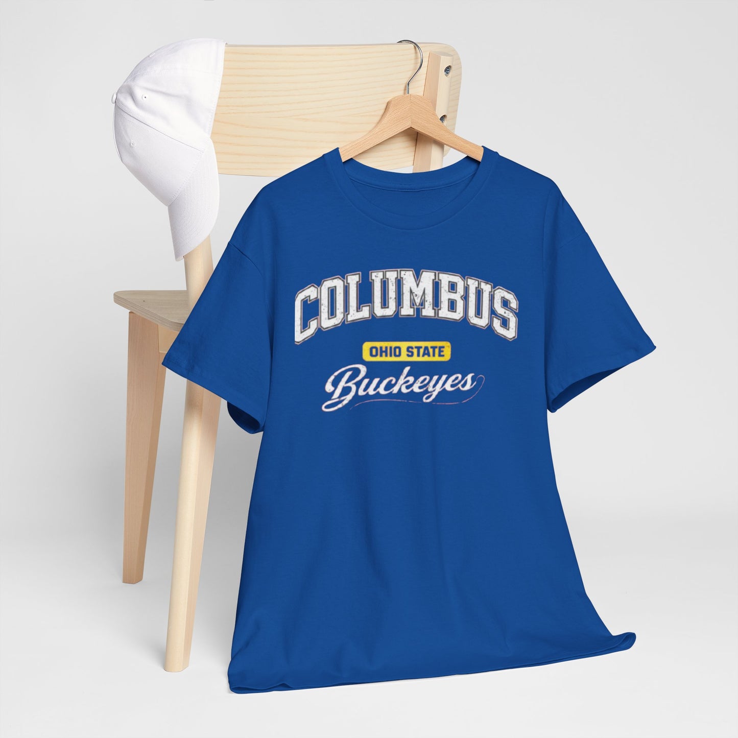 Columbus Buckeyes Tee – Ohio State Vintage Collegiate T-Shirt M game day varsity apparel