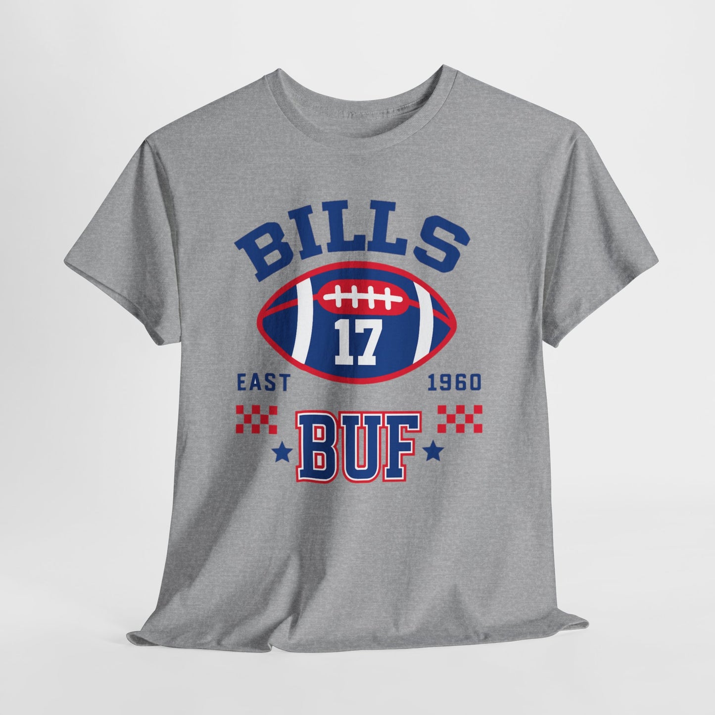 Buffalo Buf Football Tee – Retro #17  Fan Shirt