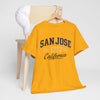 San Jose California Tee – Vintage '1777' Collegiate City Shirt Bay Area graphic tee
