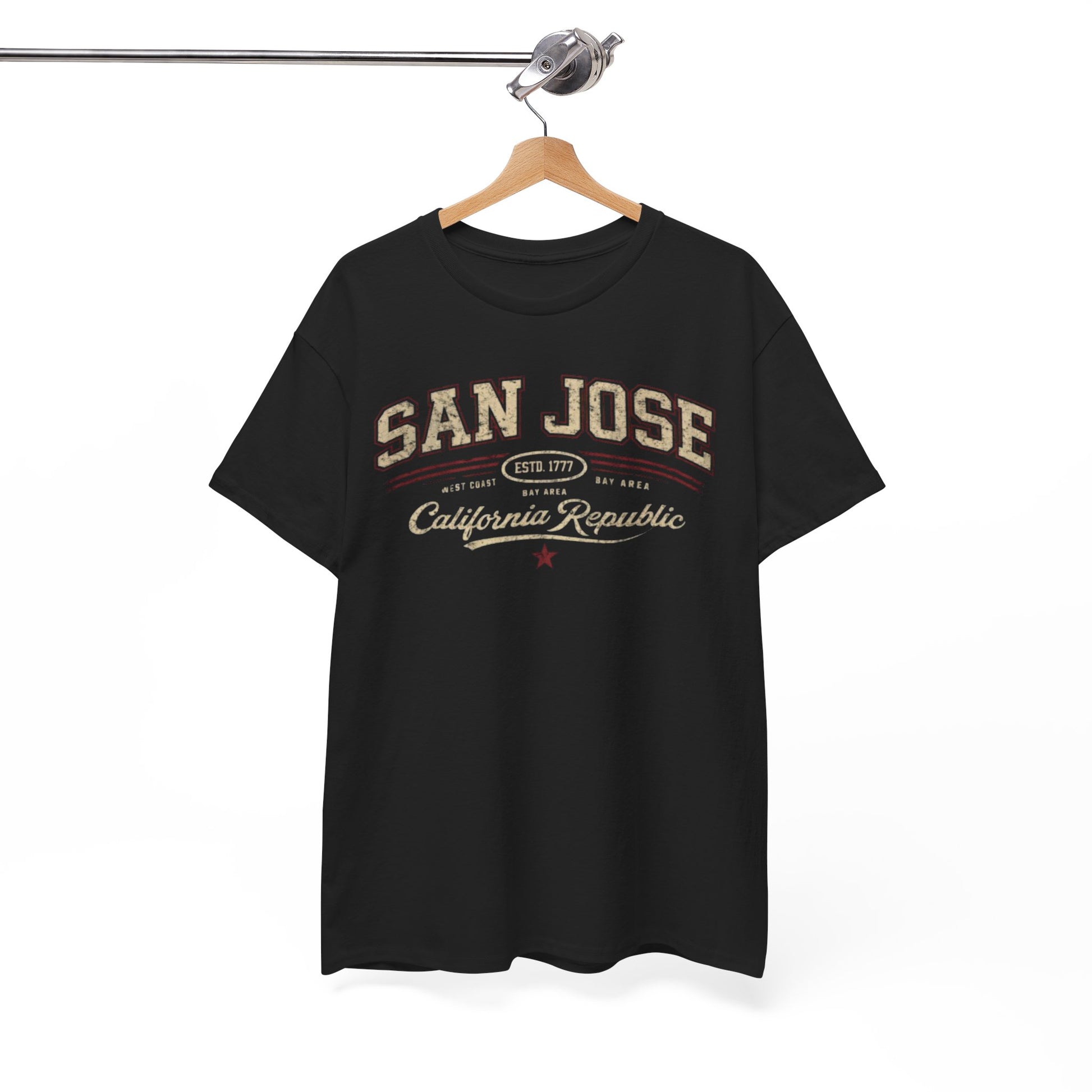 San Jose California Republic Tee — Vintage City Graphic T-Shirt – casual fan outfit, lightweight game day shirt, image 330