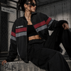 Alabama Roll Tide Black Bomber Jacket Retro Game Day Streetwear Jacket
