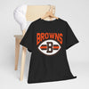 Cleveland Browns Football Logo Tee — Retro Brown & Orange Fan Shirt