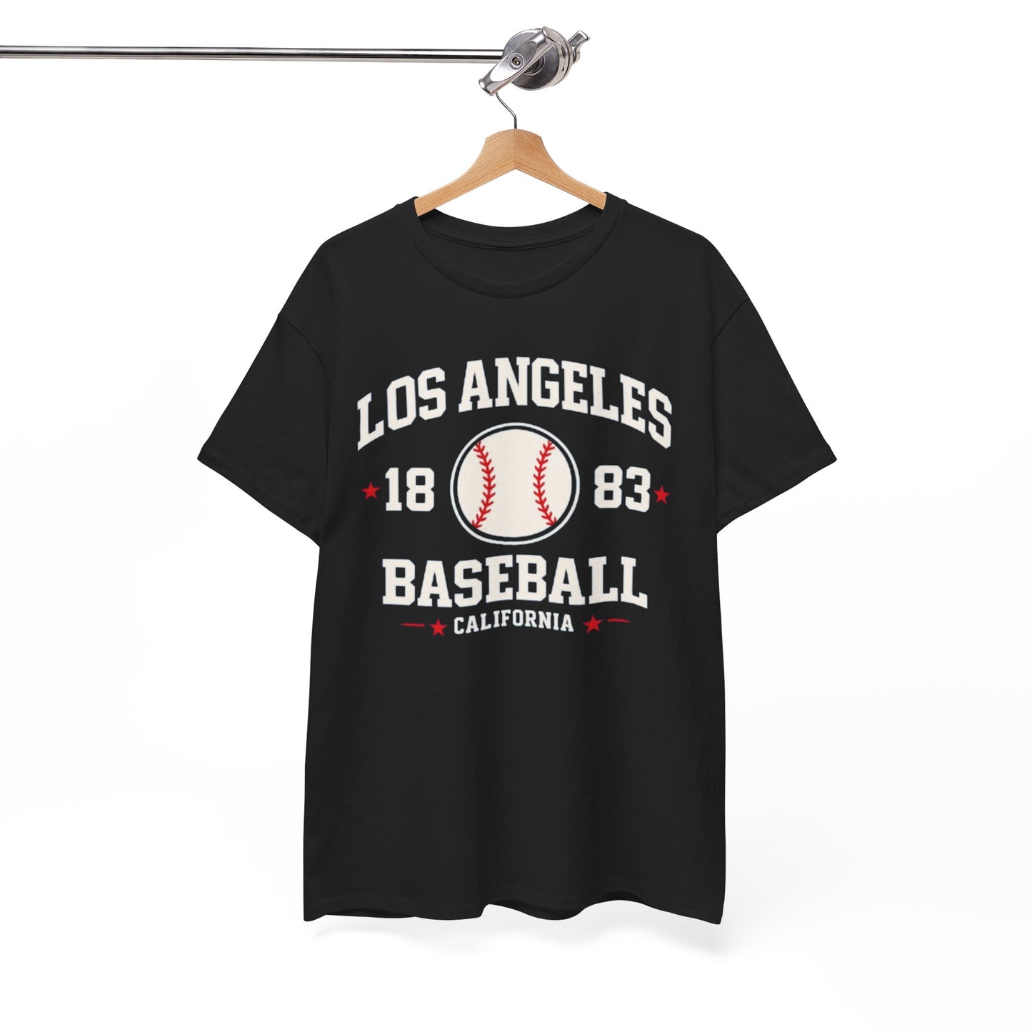 Los Angeles Baseball T Shirt 1883 California Vintage Varsity Baseball Tee
