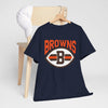 Cleveland Browns Football Logo Tee — Retro Brown & Orange Fan Shirt