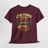 Dark Slate Gray Chi-Town Sound Blues and Jazz Live Music T-Shirt – Chicago Vintage Music Graphic Tee