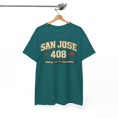 San Jose 408 T-Shirt — NorCal California Retro City Tee West Coast vintage shirt – fan gear, fan gear, image 273