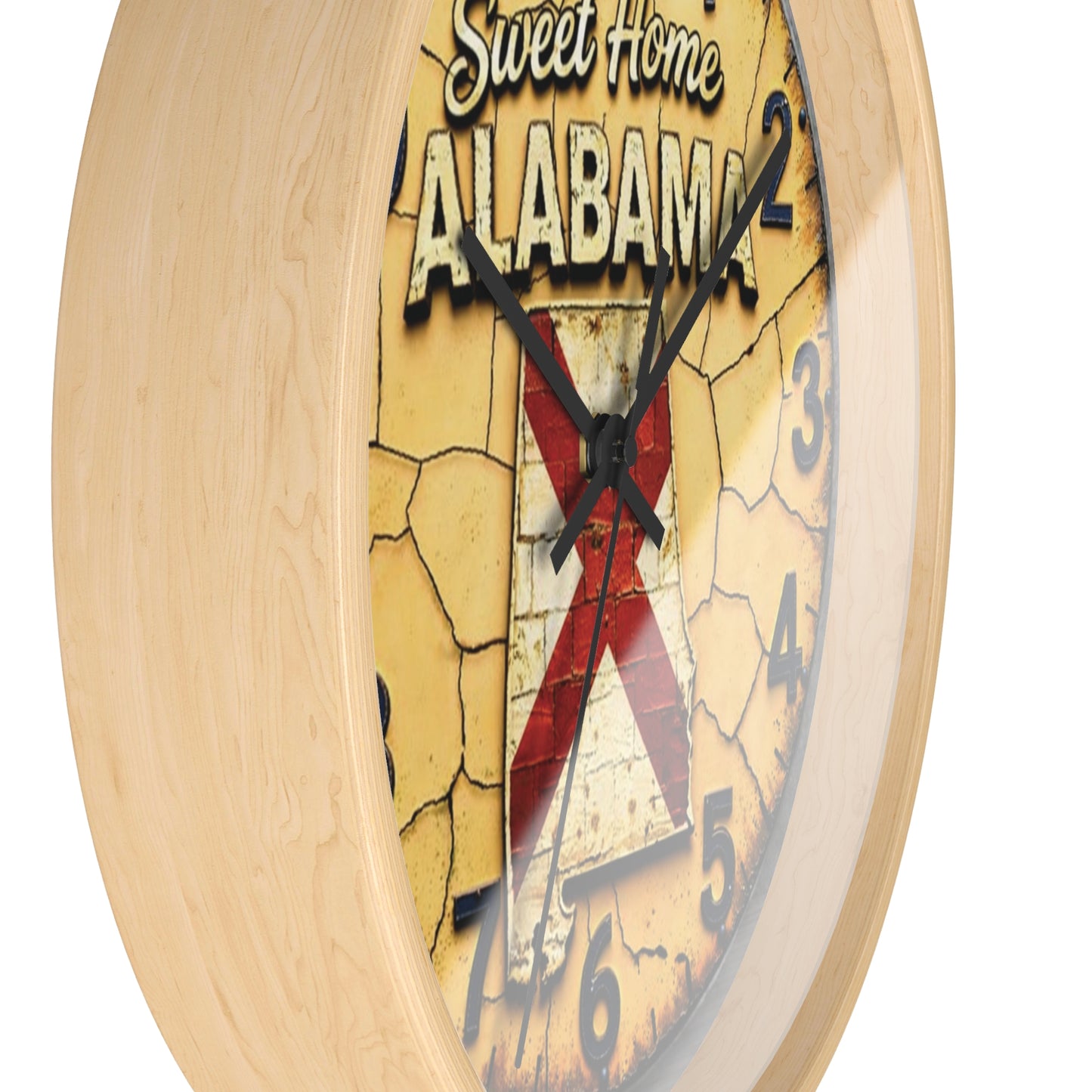 Sweet Home Alabama Vintage Wall Clock