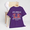Lavender LA West Coast Baseball T-Shirt — Los Angeles California Vintage Sport Tee