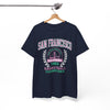 White Smoke San Francisco Basketball Champions Graphic T-Shirt – California City Streetwear Tee