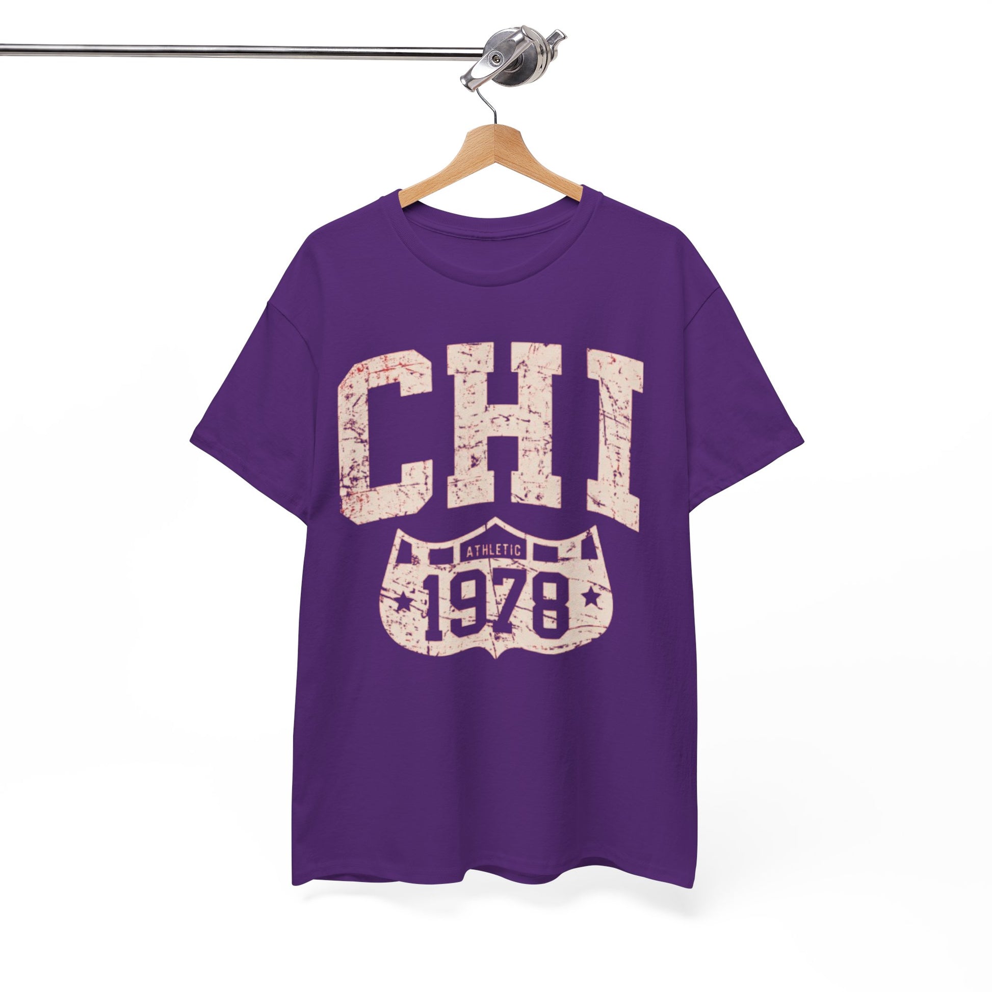 White Smoke CHI Athletic 1978 T-Shirt – Chicago Streetwear Vintage Sports Tee