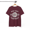 White Smoke Baseball Championship T-Shirt — New York 1903 Vintage Sports Tee