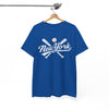 White Smoke New York Baseball T-Shirt — Crossed Bats tee