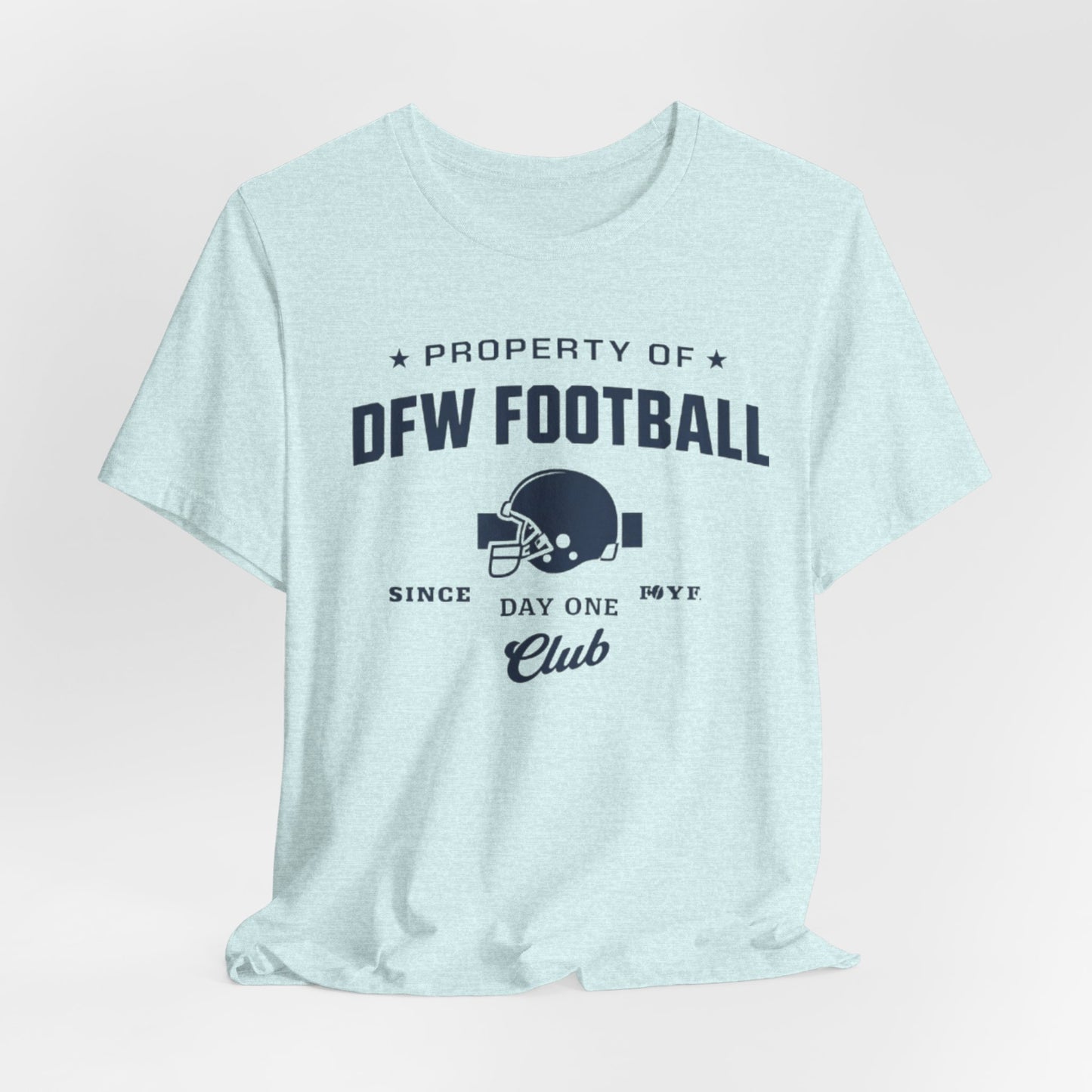 Lavender DFW Dallas Football Club Tee — Property of DFW Football Short Sleeve Shirt