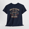 Lavender Iron City Culture Built by Work Raised by Steel T-Shirt – Industrial Worker Vintage Graphic Tee