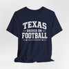 Dark Slate Gray Texas Football Shirt – Texas Raised on Football Dallas Game Day T Shirt