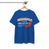 White Smoke Indianapolis Circle City 317 T Shirt Vintage Indiana City Tee Retro Graphic