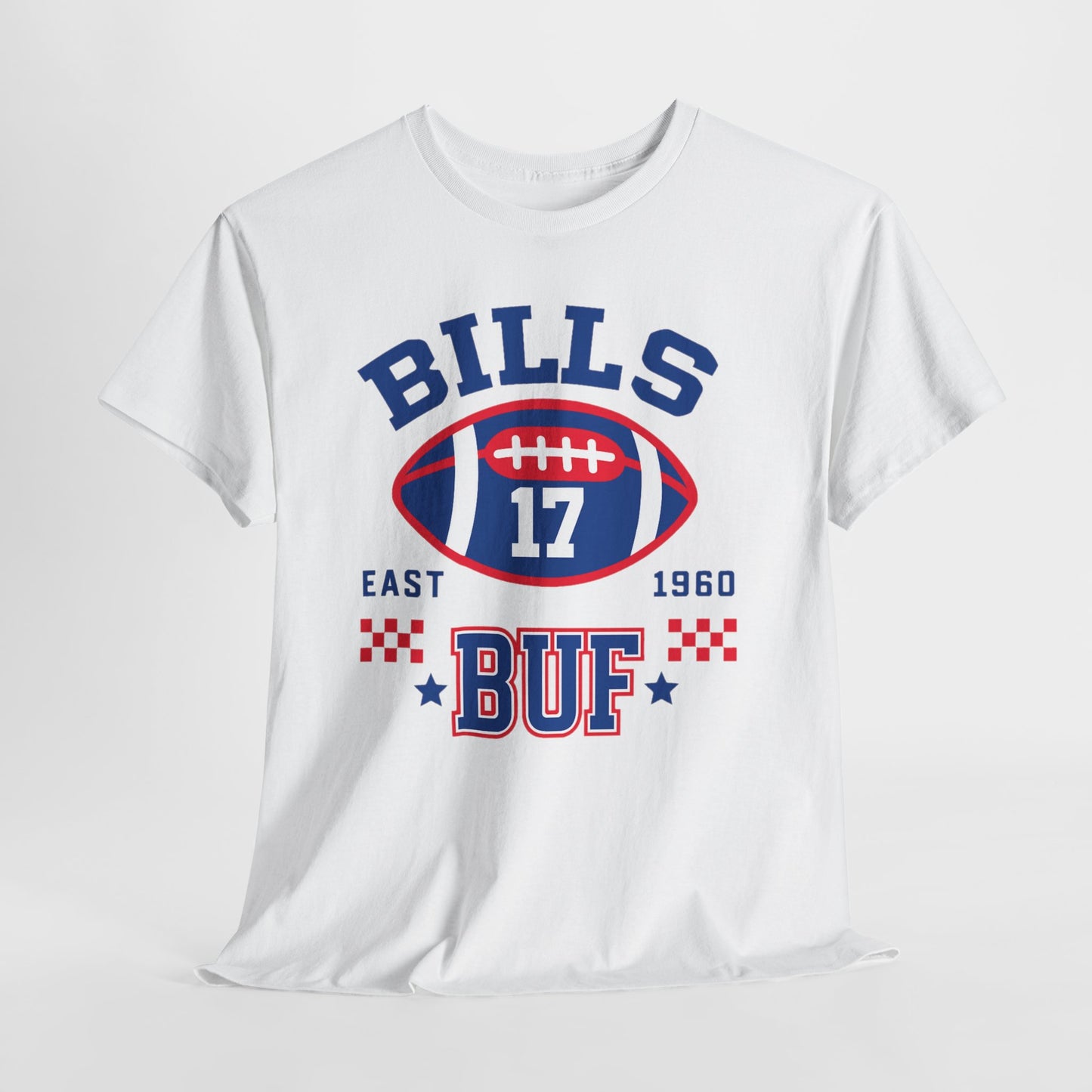 Buffalo Buf Football Tee – Retro #17  Fan Shirt