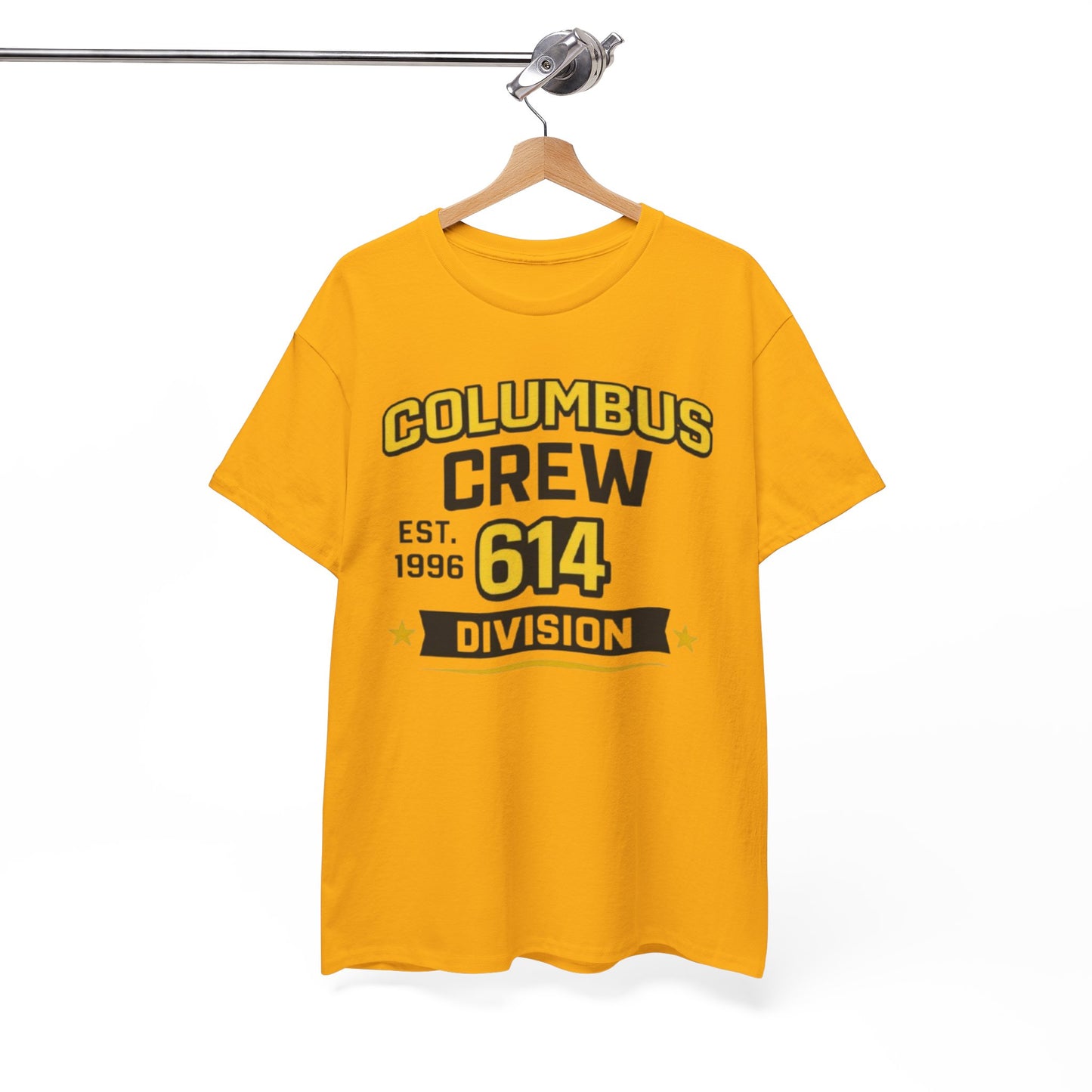 White Smoke Columbus Crew 614 Division T-Shirt — EST. 1996 Supporter Tee